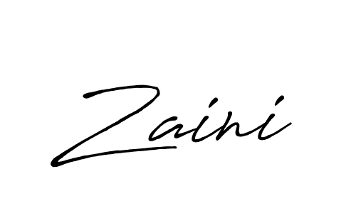 You should practise on your own different ways (Antro_Vectra_Bolder) to write your name (Zaini) in signature. don't let someone else do it for you. Zaini signature style 7 images and pictures png