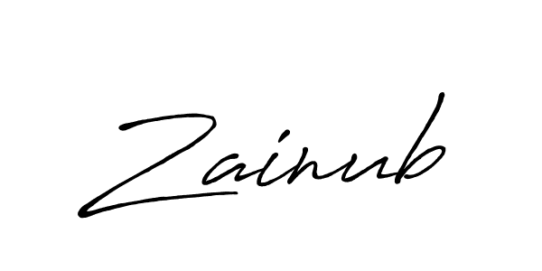 if you are searching for the best signature style for your name Zainub. so please give up your signature search. here we have designed multiple signature styles  using Antro_Vectra_Bolder. Zainub signature style 7 images and pictures png