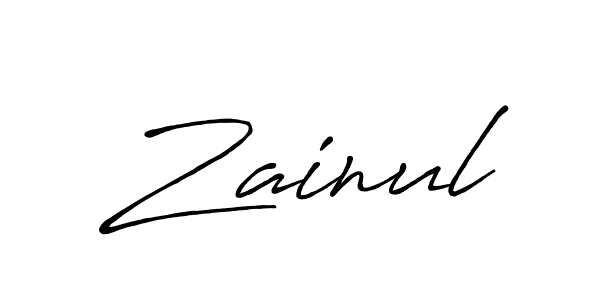 Also You can easily find your signature by using the search form. We will create Zainul name handwritten signature images for you free of cost using Antro_Vectra_Bolder sign style. Zainul signature style 7 images and pictures png