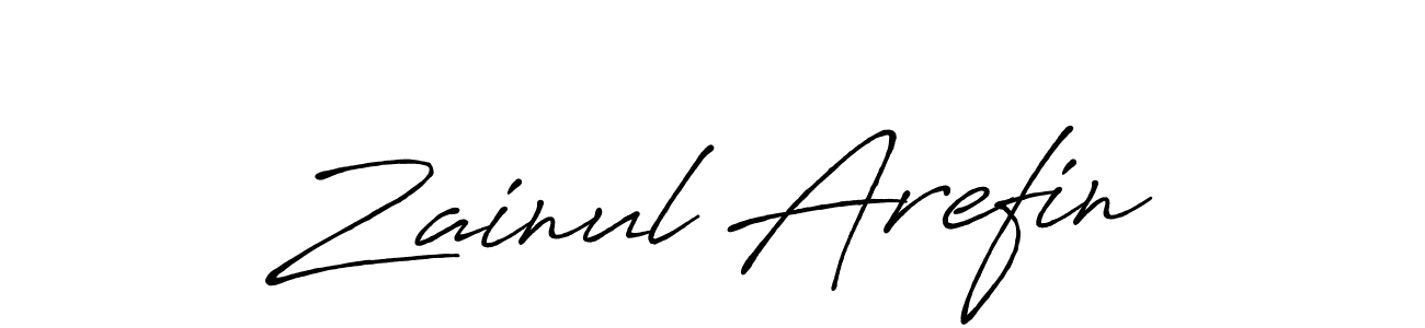 How to make Zainul Arefin signature? Antro_Vectra_Bolder is a professional autograph style. Create handwritten signature for Zainul Arefin name. Zainul Arefin signature style 7 images and pictures png