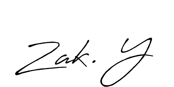 Here are the top 10 professional signature styles for the name Zak. Y. These are the best autograph styles you can use for your name. Zak. Y signature style 7 images and pictures png