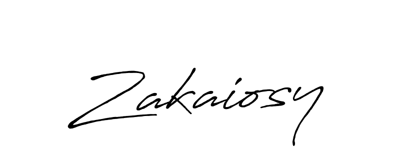 It looks lik you need a new signature style for name Zakaiosy. Design unique handwritten (Antro_Vectra_Bolder) signature with our free signature maker in just a few clicks. Zakaiosy signature style 7 images and pictures png