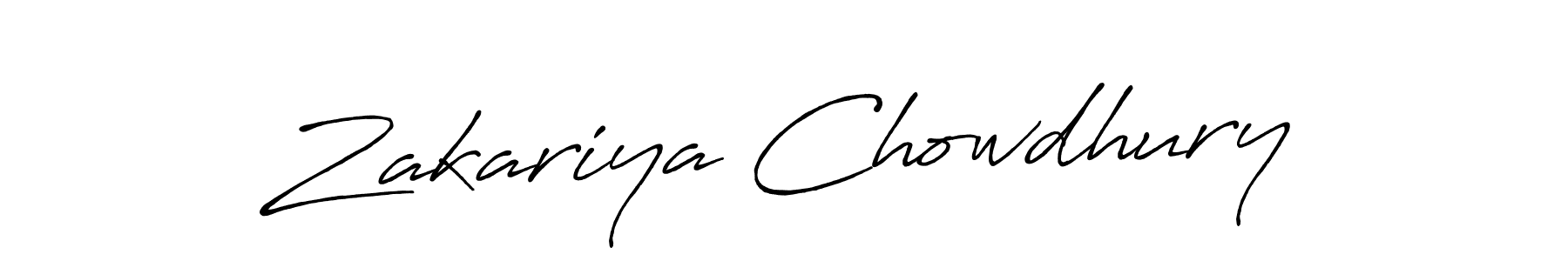 How to Draw Zakariya Chowdhury signature style? Antro_Vectra_Bolder is a latest design signature styles for name Zakariya Chowdhury. Zakariya Chowdhury signature style 7 images and pictures png