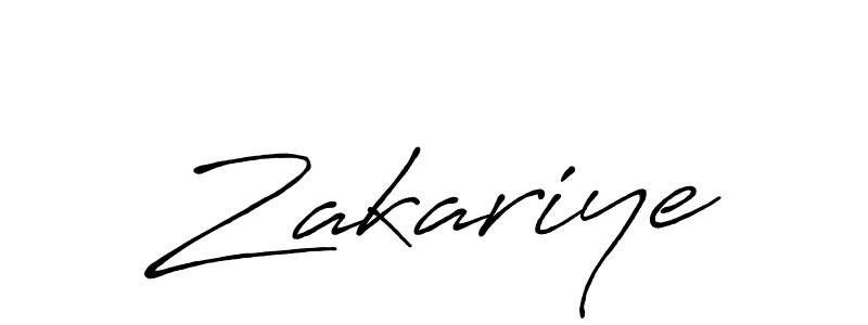 Also You can easily find your signature by using the search form. We will create Zakariye name handwritten signature images for you free of cost using Antro_Vectra_Bolder sign style. Zakariye signature style 7 images and pictures png