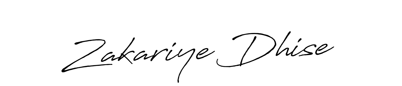 How to Draw Zakariye Dhise signature style? Antro_Vectra_Bolder is a latest design signature styles for name Zakariye Dhise. Zakariye Dhise signature style 7 images and pictures png