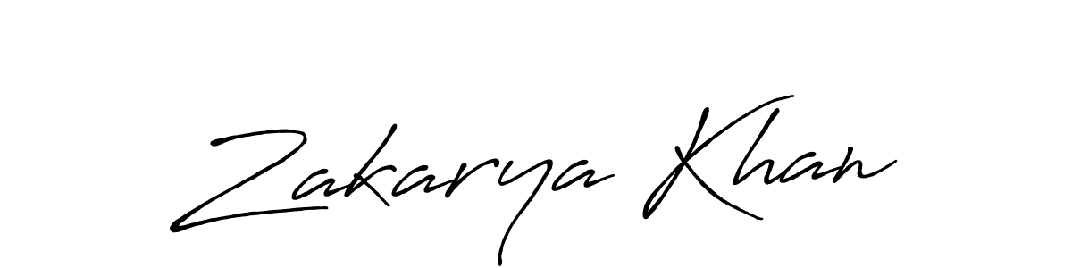 Make a beautiful signature design for name Zakarya Khan. Use this online signature maker to create a handwritten signature for free. Zakarya Khan signature style 7 images and pictures png