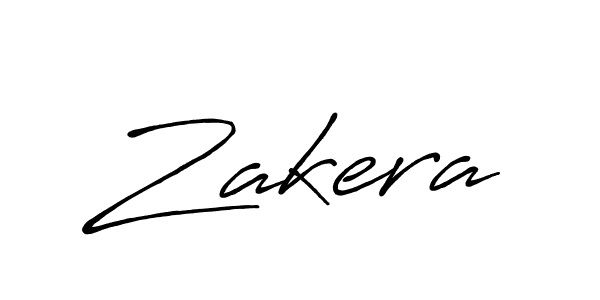 Make a beautiful signature design for name Zakera. With this signature (Antro_Vectra_Bolder) style, you can create a handwritten signature for free. Zakera signature style 7 images and pictures png