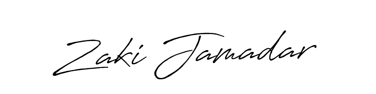 Similarly Antro_Vectra_Bolder is the best handwritten signature design. Signature creator online .You can use it as an online autograph creator for name Zaki Jamadar. Zaki Jamadar signature style 7 images and pictures png