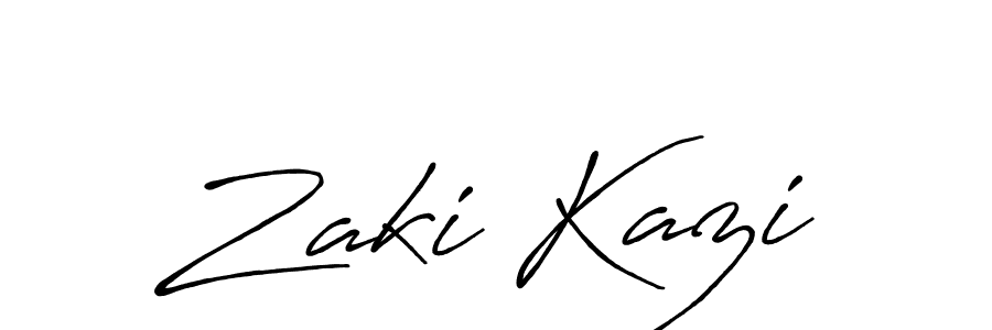 This is the best signature style for the Zaki Kazi name. Also you like these signature font (Antro_Vectra_Bolder). Mix name signature. Zaki Kazi signature style 7 images and pictures png