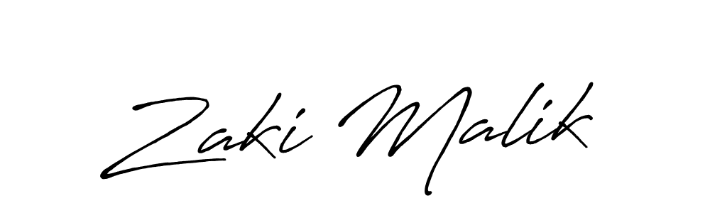 How to make Zaki Malik signature? Antro_Vectra_Bolder is a professional autograph style. Create handwritten signature for Zaki Malik name. Zaki Malik signature style 7 images and pictures png