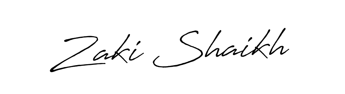 Make a short Zaki Shaikh signature style. Manage your documents anywhere anytime using Antro_Vectra_Bolder. Create and add eSignatures, submit forms, share and send files easily. Zaki Shaikh signature style 7 images and pictures png