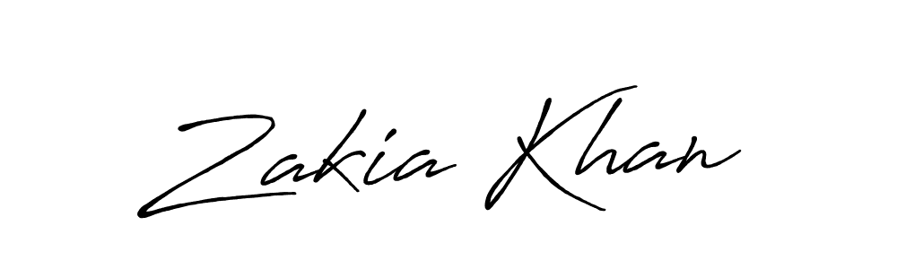 Make a beautiful signature design for name Zakia Khan. Use this online signature maker to create a handwritten signature for free. Zakia Khan signature style 7 images and pictures png