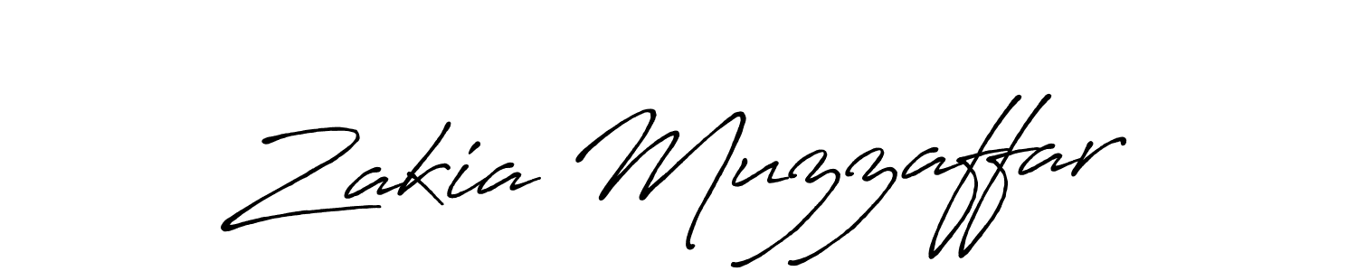 Antro_Vectra_Bolder is a professional signature style that is perfect for those who want to add a touch of class to their signature. It is also a great choice for those who want to make their signature more unique. Get Zakia Muzzaffar name to fancy signature for free. Zakia Muzzaffar signature style 7 images and pictures png