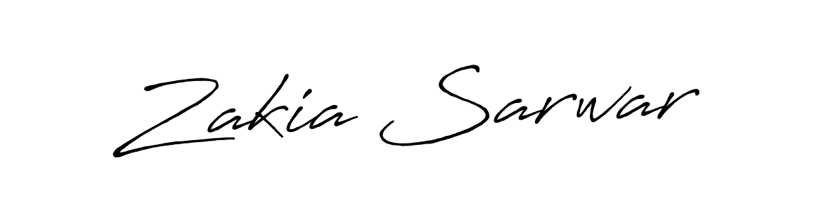 Zakia Sarwar stylish signature style. Best Handwritten Sign (Antro_Vectra_Bolder) for my name. Handwritten Signature Collection Ideas for my name Zakia Sarwar. Zakia Sarwar signature style 7 images and pictures png