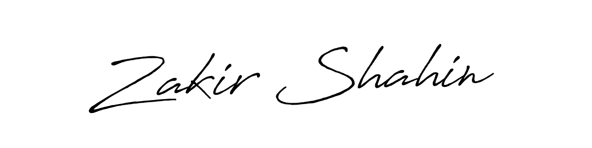 Similarly Antro_Vectra_Bolder is the best handwritten signature design. Signature creator online .You can use it as an online autograph creator for name Zakir Shahin. Zakir Shahin signature style 7 images and pictures png