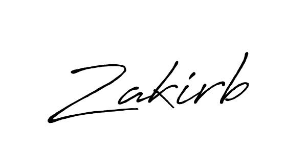 Create a beautiful signature design for name Zakirb. With this signature (Antro_Vectra_Bolder) fonts, you can make a handwritten signature for free. Zakirb signature style 7 images and pictures png