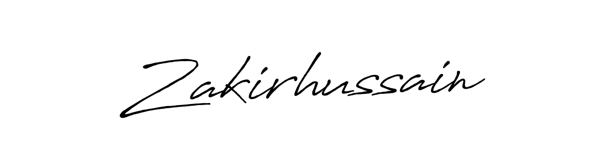 Use a signature maker to create a handwritten signature online. With this signature software, you can design (Antro_Vectra_Bolder) your own signature for name Zakirhussain. Zakirhussain signature style 7 images and pictures png