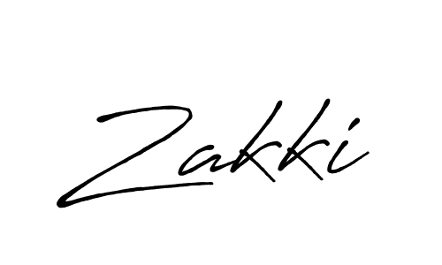 Create a beautiful signature design for name Zakki. With this signature (Antro_Vectra_Bolder) fonts, you can make a handwritten signature for free. Zakki signature style 7 images and pictures png