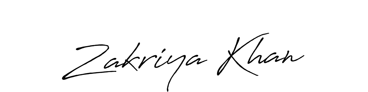 Make a beautiful signature design for name Zakriya Khan. Use this online signature maker to create a handwritten signature for free. Zakriya Khan signature style 7 images and pictures png