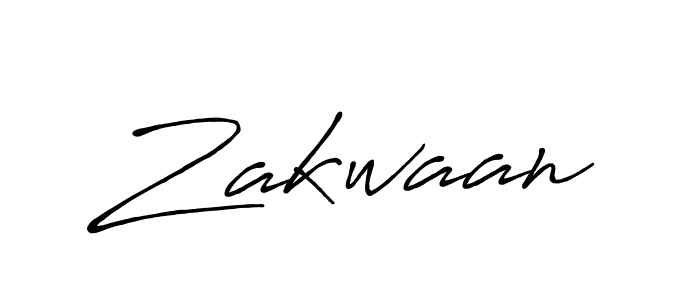 Also we have Zakwaan name is the best signature style. Create professional handwritten signature collection using Antro_Vectra_Bolder autograph style. Zakwaan signature style 7 images and pictures png