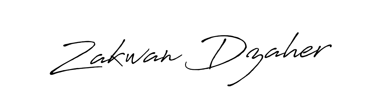 Best and Professional Signature Style for Zakwan Dzaher. Antro_Vectra_Bolder Best Signature Style Collection. Zakwan Dzaher signature style 7 images and pictures png