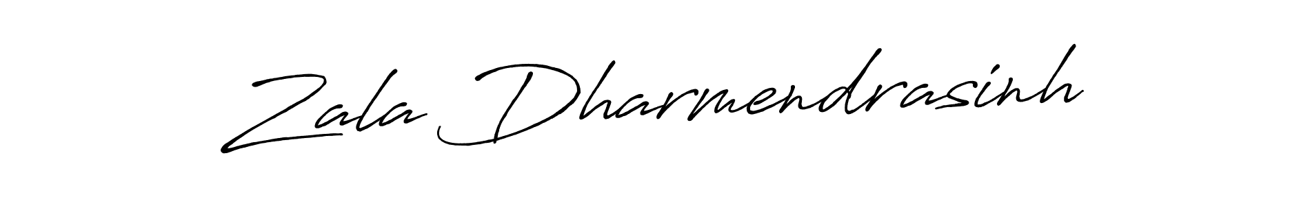 How to make Zala Dharmendrasinh signature? Antro_Vectra_Bolder is a professional autograph style. Create handwritten signature for Zala Dharmendrasinh name. Zala Dharmendrasinh signature style 7 images and pictures png