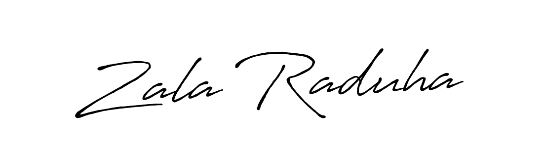 Once you've used our free online signature maker to create your best signature Antro_Vectra_Bolder style, it's time to enjoy all of the benefits that Zala Raduha name signing documents. Zala Raduha signature style 7 images and pictures png
