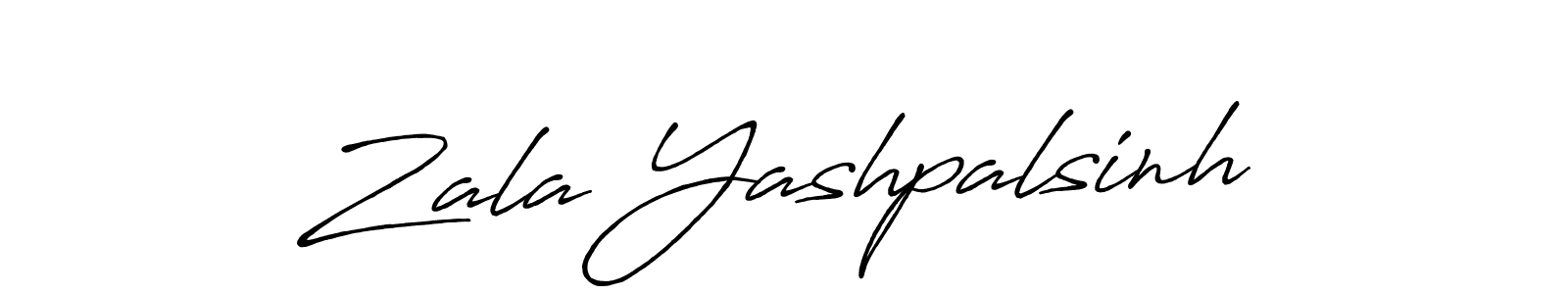 Also we have Zala Yashpalsinh name is the best signature style. Create professional handwritten signature collection using Antro_Vectra_Bolder autograph style. Zala Yashpalsinh signature style 7 images and pictures png