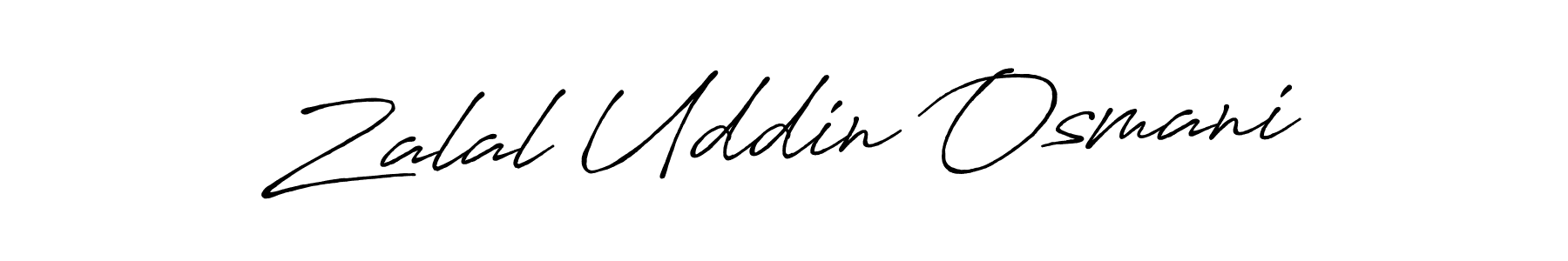 Also we have Zalal Uddin Osmani name is the best signature style. Create professional handwritten signature collection using Antro_Vectra_Bolder autograph style. Zalal Uddin Osmani signature style 7 images and pictures png