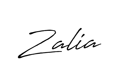 Make a beautiful signature design for name Zalia. With this signature (Antro_Vectra_Bolder) style, you can create a handwritten signature for free. Zalia signature style 7 images and pictures png