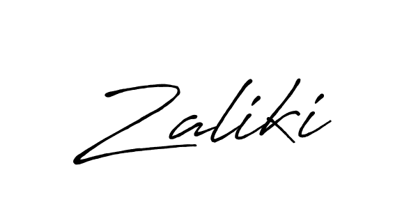 Zaliki stylish signature style. Best Handwritten Sign (Antro_Vectra_Bolder) for my name. Handwritten Signature Collection Ideas for my name Zaliki. Zaliki signature style 7 images and pictures png