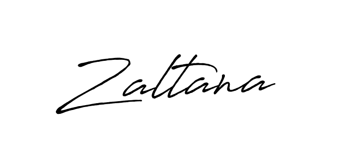 How to make Zaltana name signature. Use Antro_Vectra_Bolder style for creating short signs online. This is the latest handwritten sign. Zaltana signature style 7 images and pictures png