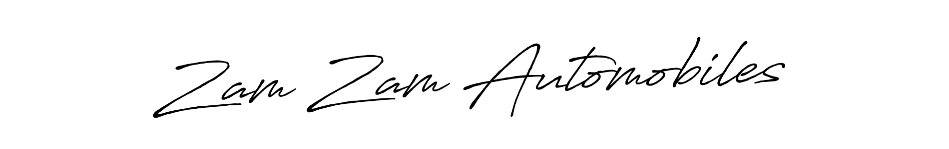 You should practise on your own different ways (Antro_Vectra_Bolder) to write your name (Zam Zam Automobiles) in signature. don't let someone else do it for you. Zam Zam Automobiles signature style 7 images and pictures png