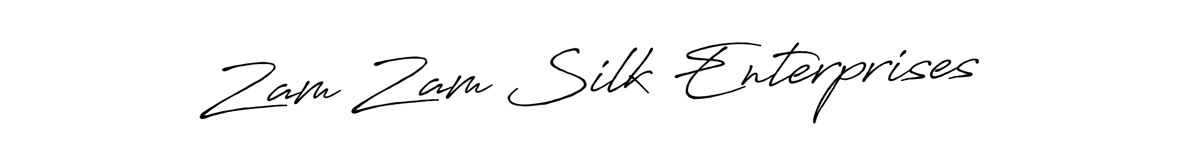Also You can easily find your signature by using the search form. We will create Zam Zam Silk Enterprises name handwritten signature images for you free of cost using Antro_Vectra_Bolder sign style. Zam Zam Silk Enterprises signature style 7 images and pictures png