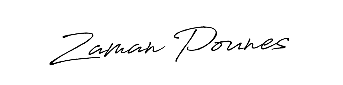 Here are the top 10 professional signature styles for the name Zaman Pounes. These are the best autograph styles you can use for your name. Zaman Pounes signature style 7 images and pictures png