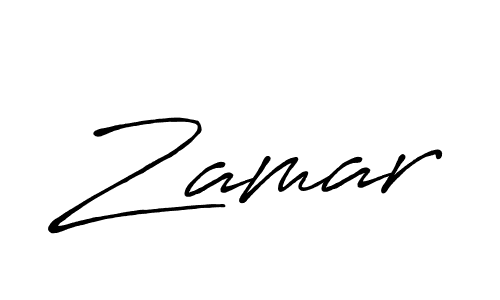 Also we have Zamar name is the best signature style. Create professional handwritten signature collection using Antro_Vectra_Bolder autograph style. Zamar signature style 7 images and pictures png