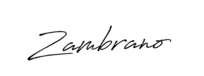 Also we have Zambrano name is the best signature style. Create professional handwritten signature collection using Antro_Vectra_Bolder autograph style. Zambrano signature style 7 images and pictures png