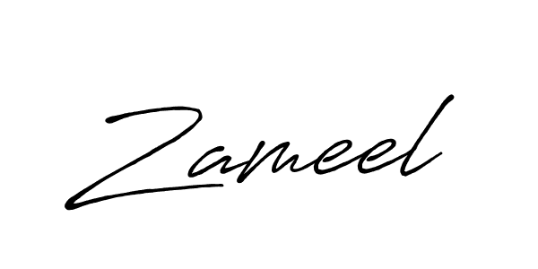 if you are searching for the best signature style for your name Zameel. so please give up your signature search. here we have designed multiple signature styles  using Antro_Vectra_Bolder. Zameel signature style 7 images and pictures png