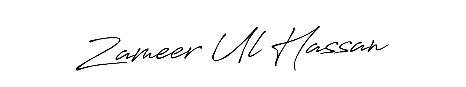 Similarly Antro_Vectra_Bolder is the best handwritten signature design. Signature creator online .You can use it as an online autograph creator for name Zameer Ul Hassan. Zameer Ul Hassan signature style 7 images and pictures png