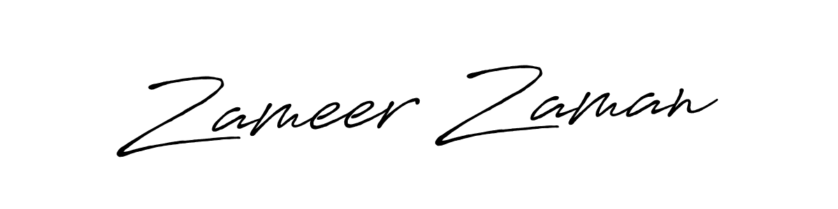 if you are searching for the best signature style for your name Zameer Zaman. so please give up your signature search. here we have designed multiple signature styles  using Antro_Vectra_Bolder. Zameer Zaman signature style 7 images and pictures png