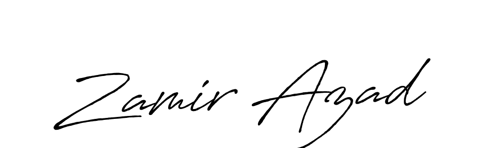 Once you've used our free online signature maker to create your best signature Antro_Vectra_Bolder style, it's time to enjoy all of the benefits that Zamir Azad name signing documents. Zamir Azad signature style 7 images and pictures png