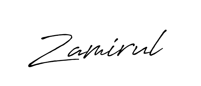 Also You can easily find your signature by using the search form. We will create Zamirul name handwritten signature images for you free of cost using Antro_Vectra_Bolder sign style. Zamirul signature style 7 images and pictures png