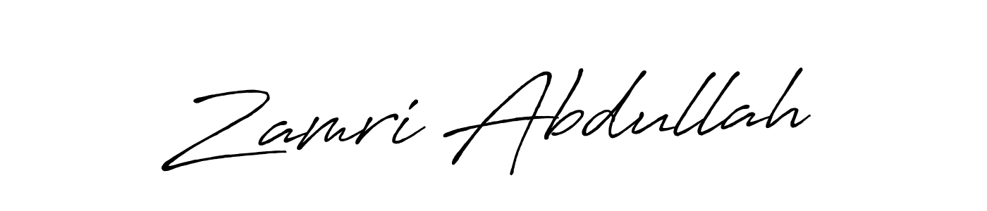 if you are searching for the best signature style for your name Zamri Abdullah. so please give up your signature search. here we have designed multiple signature styles  using Antro_Vectra_Bolder. Zamri Abdullah signature style 7 images and pictures png