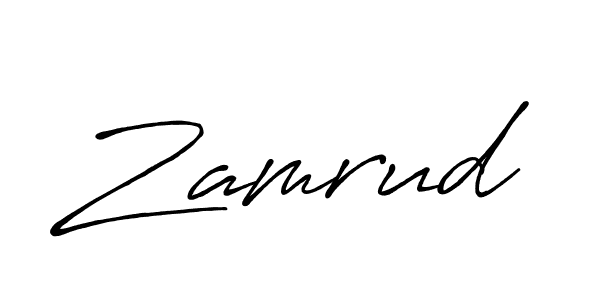 The best way (Antro_Vectra_Bolder) to make a short signature is to pick only two or three words in your name. The name Zamrud include a total of six letters. For converting this name. Zamrud signature style 7 images and pictures png