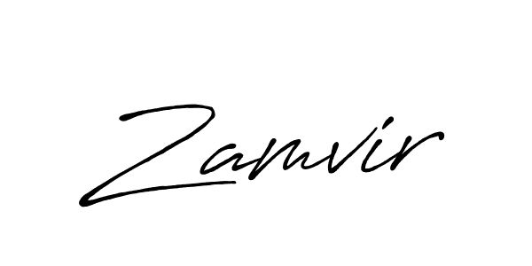 The best way (Antro_Vectra_Bolder) to make a short signature is to pick only two or three words in your name. The name Zamvir include a total of six letters. For converting this name. Zamvir signature style 7 images and pictures png