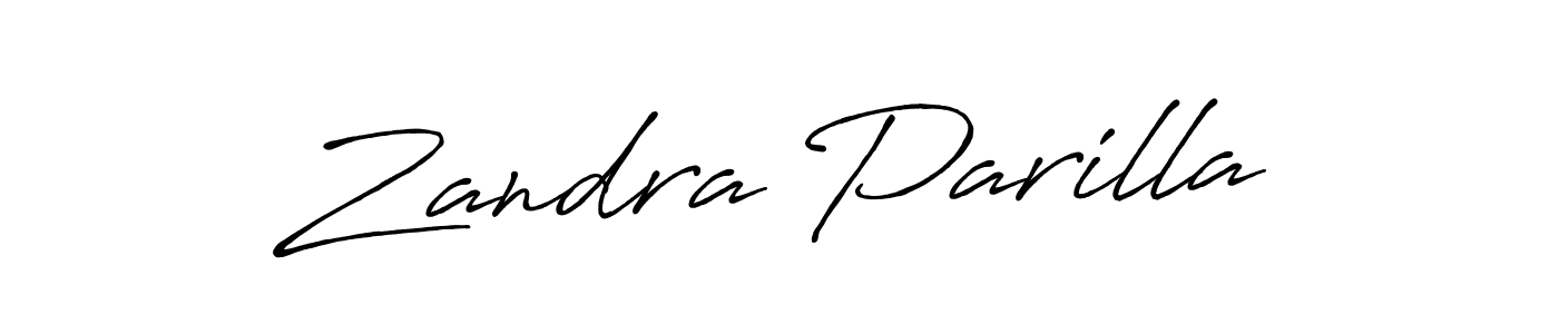 Antro_Vectra_Bolder is a professional signature style that is perfect for those who want to add a touch of class to their signature. It is also a great choice for those who want to make their signature more unique. Get Zandra Parilla name to fancy signature for free. Zandra Parilla signature style 7 images and pictures png