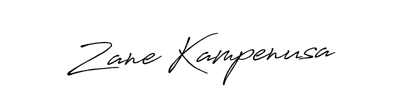 Make a short Zane Kampenusa signature style. Manage your documents anywhere anytime using Antro_Vectra_Bolder. Create and add eSignatures, submit forms, share and send files easily. Zane Kampenusa signature style 7 images and pictures png