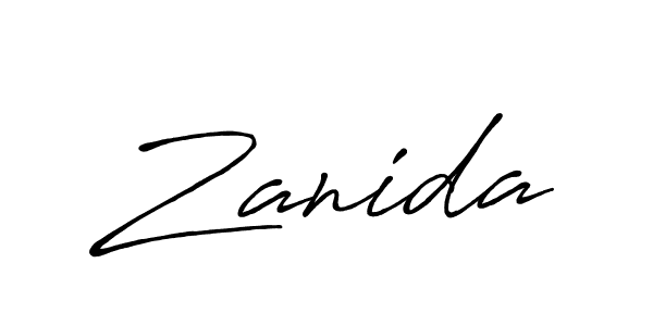 Once you've used our free online signature maker to create your best signature Antro_Vectra_Bolder style, it's time to enjoy all of the benefits that Zanida name signing documents. Zanida signature style 7 images and pictures png