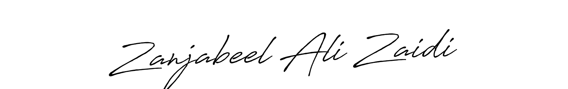 Best and Professional Signature Style for Zanjabeel Ali Zaidi. Antro_Vectra_Bolder Best Signature Style Collection. Zanjabeel Ali Zaidi signature style 7 images and pictures png