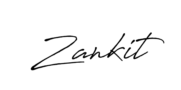 It looks lik you need a new signature style for name Zankit. Design unique handwritten (Antro_Vectra_Bolder) signature with our free signature maker in just a few clicks. Zankit signature style 7 images and pictures png